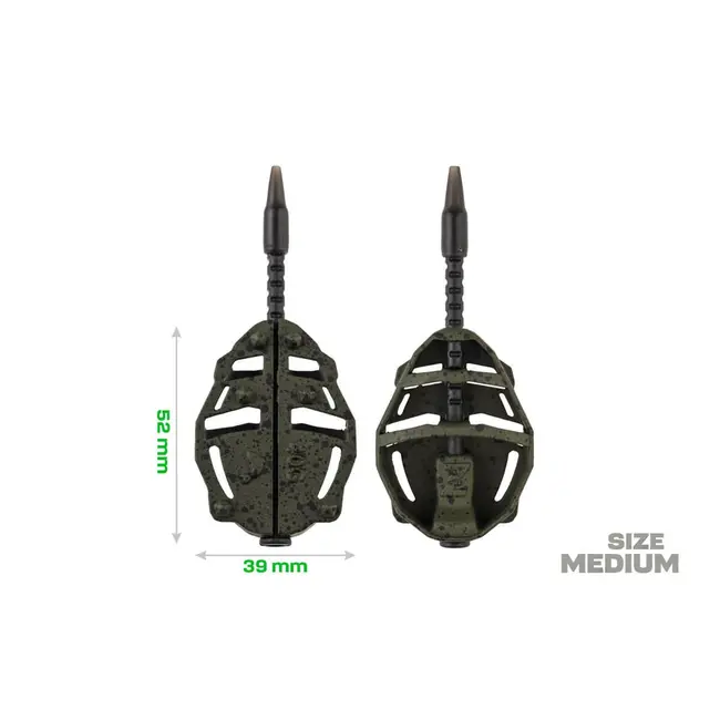 Set ZFish Spider Medium Method Feeder + Matrita 50g, 60g