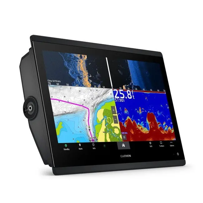 Sonar Chartplotter Garmin GPSMAP 1623xsv, Worldwide SideVu ClearVu CHIRP, fara Sonda