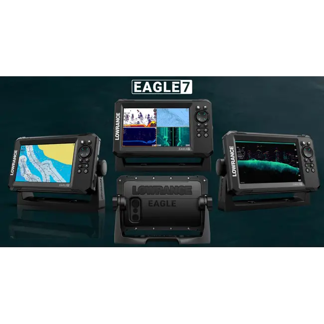 Sonar pescuit Lowrance Eagle 7, sonda SplitShot HD
