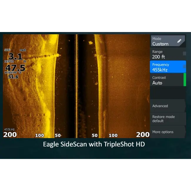 Sonar pescuit Lowrance Eagle 7, sonda TripleShot HD ROW