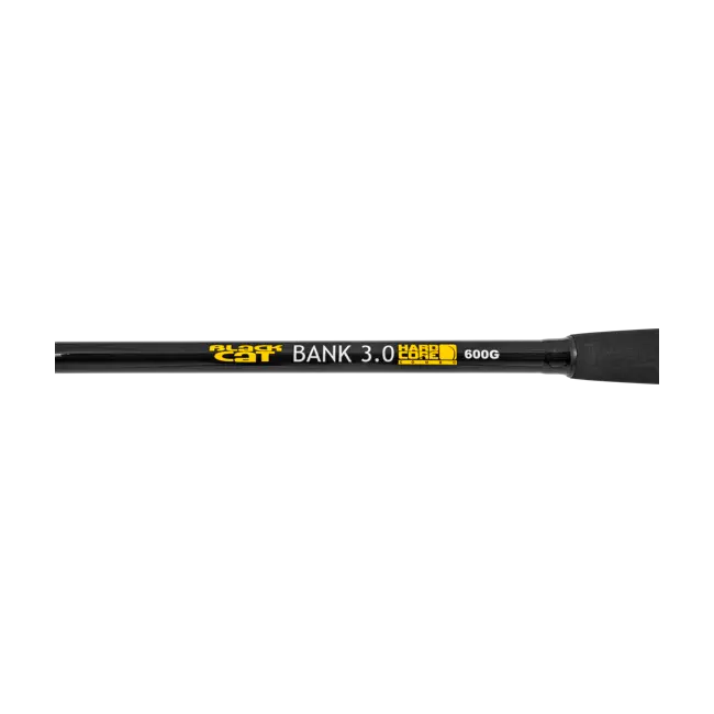 Combo BLACK CAT Hard Core Combo Bank Rod 3.0m, 600g, 2seg + Black Passion FD 80 Reel + Fir Textil