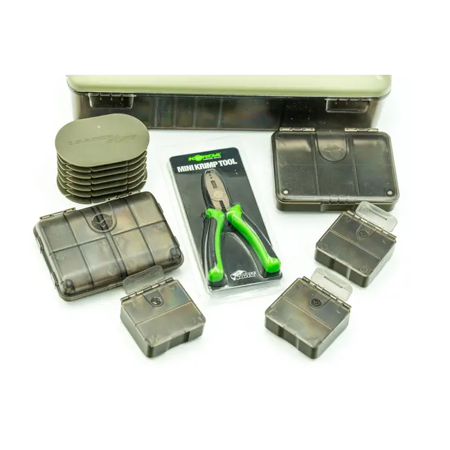 Cutie Organizator Korda Tackle Box Bundle 29 Compartimente + Cleste Sertizare