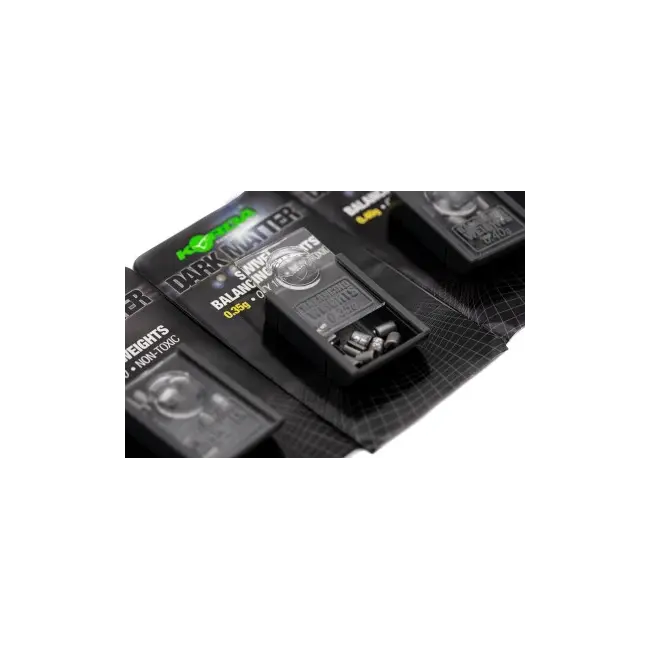 Plumb Tungsten Korda Dark Matter Balancing, 10buc/cutie