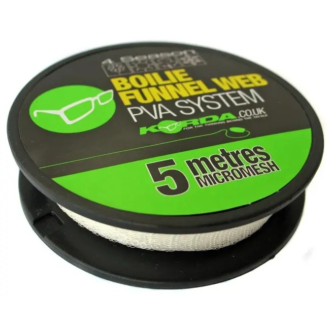 Rezerva Plasa Solubila Korda PVA Boilie Funnel Web, Micromesh, 5m
