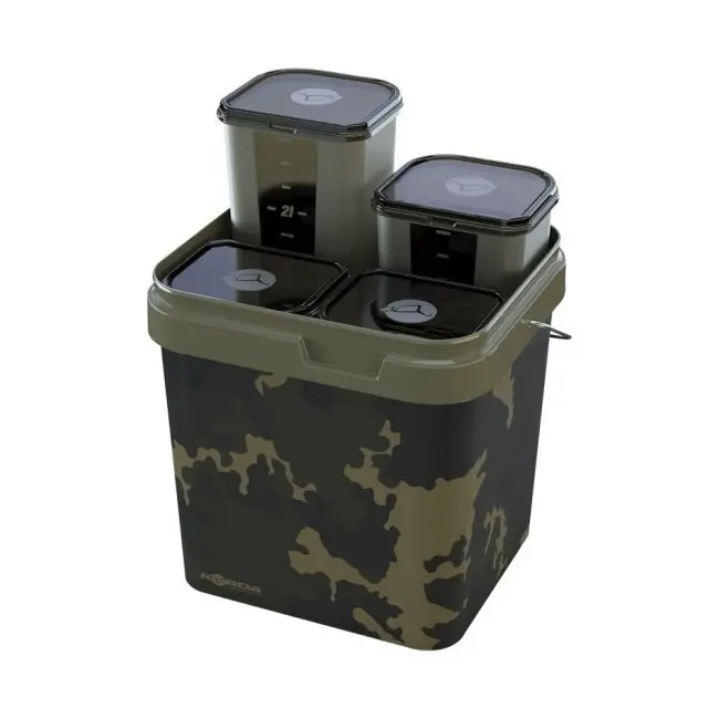 Sistem Galeata pentru Nada + 4 Cutii Korda Kontainer System 17L