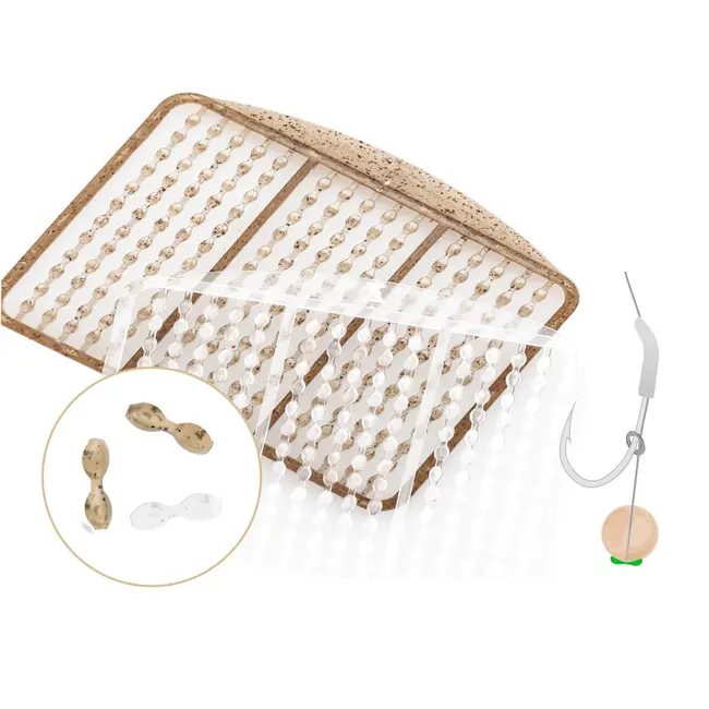 Stopper ZFish Boilie Stops CX - 180 bucati, 2 Culori