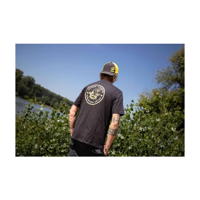 Tricou BLACK CAT Black Tee Chase Dreams,Negru