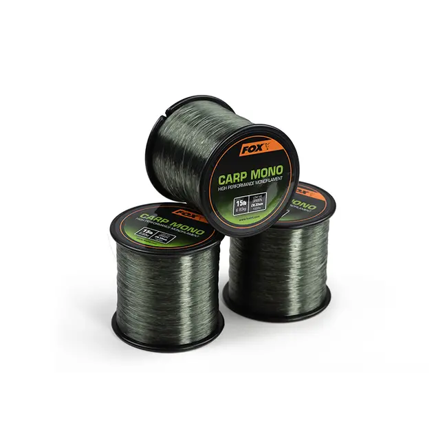 Fir Monofilament FOX Carp Mono, Low-vis Green, 850m - 1000m