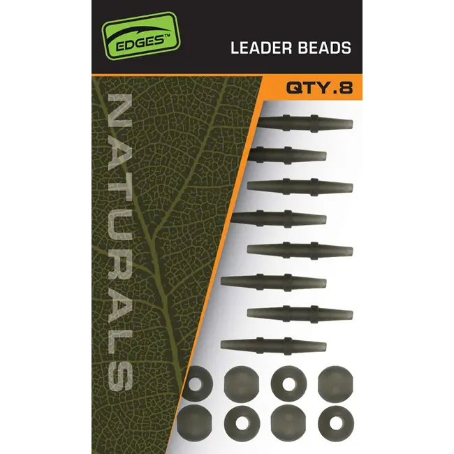 Kit Montura Fox Edges Naturals Leader Bead Kit, 8buc/plic