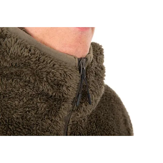 Jacketa Fox HD Prem Full Zip Teddy Jacket Khaki