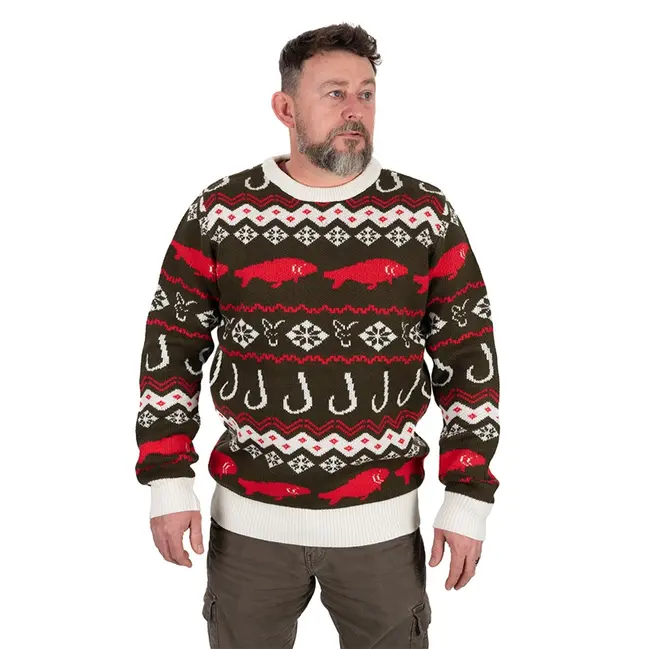 Pulover Tricotat Fox Xmas Jumper