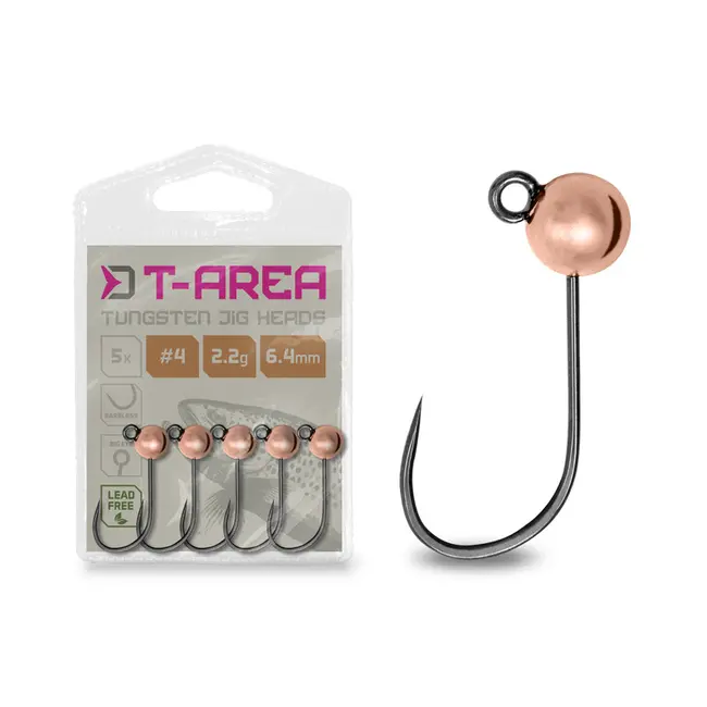  Jig Tungsten Delphin T-AREA BL , 5 buc - Cupru