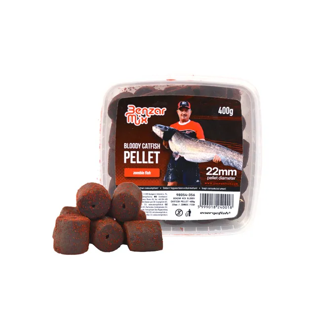 Pelete Somn Benzar Mix Catfish Pellet, 22mm, 400g, Bloody Liver-Fish
