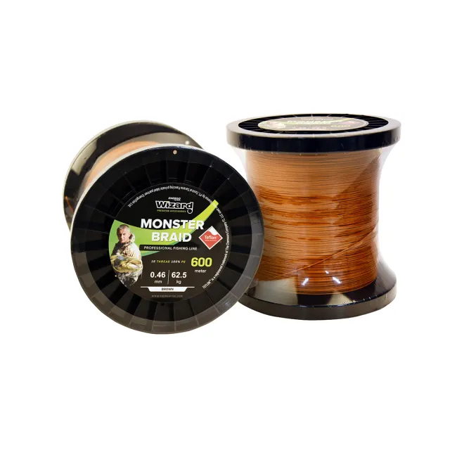Fir Textil EnergoTeam Wizard 12X Monster Braid Catfish, Brown, 600m