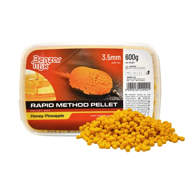 Pelete Benzar Method Rapid, 1.5mm, 600g, Miere Ananas