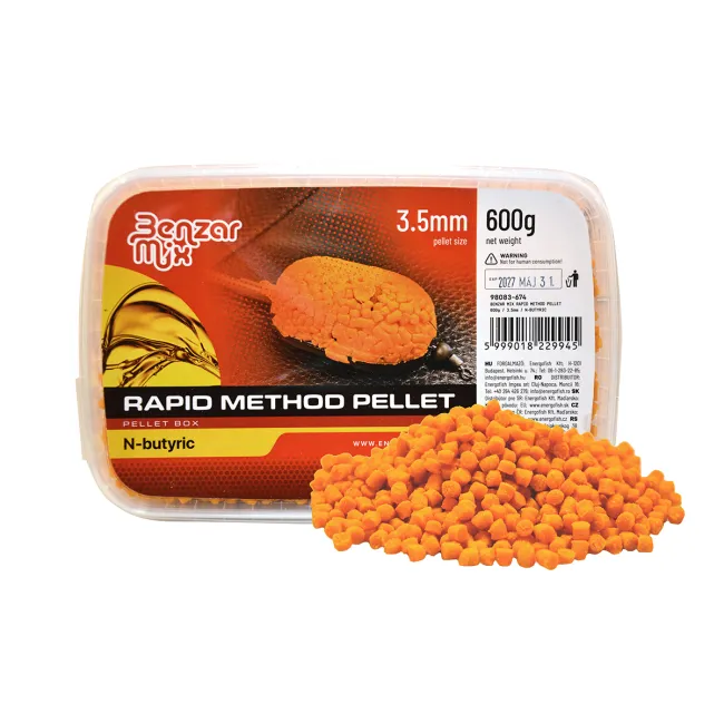 Pelete Benzar Method Rapid, 1.5mm, 600g, Miere Ananas