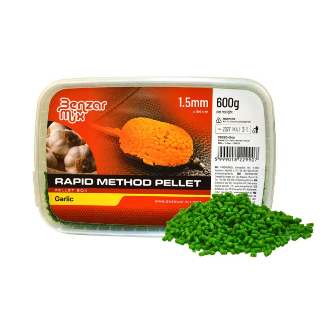 Pelete Benzar Method Rapid, 1.5mm, 600g, Miere Ananas