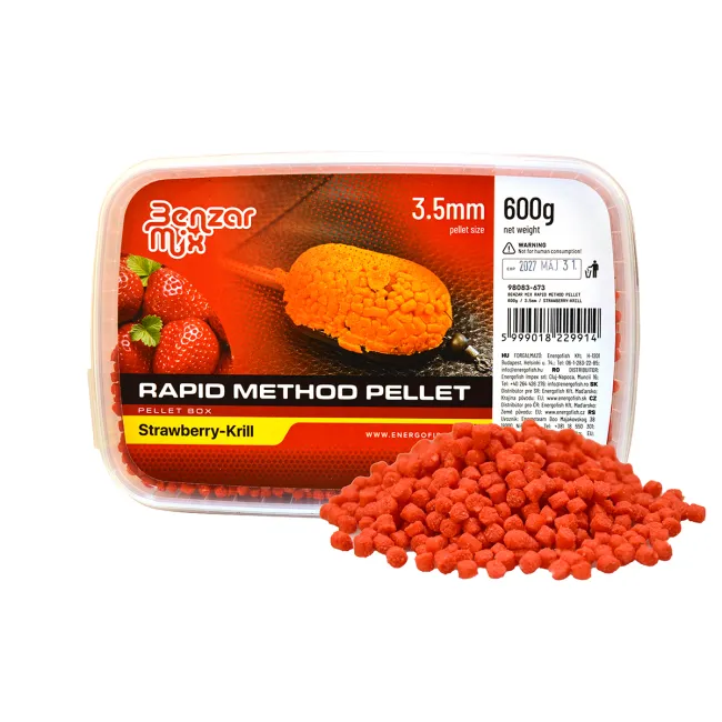 Pelete Benzar Method Rapid, 1.5mm, 600g, Miere Ananas