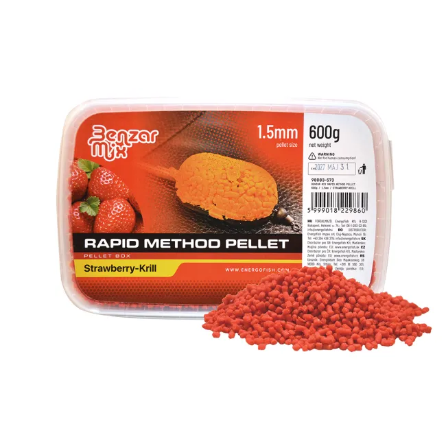Pelete Benzar Method Rapid, 3.5mm, 600g, Mango Acid N-Butyric