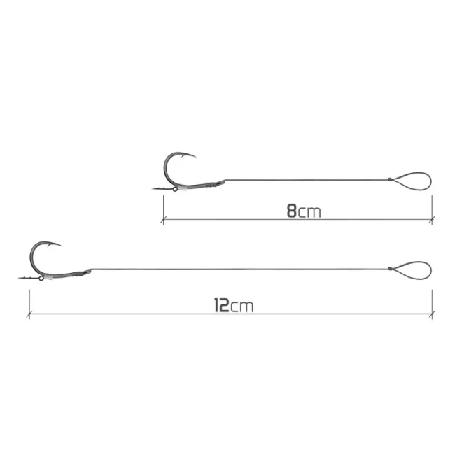 Carlige Legate Feeder Delphin Braided Sting Rig Turner, 10 buc/buc