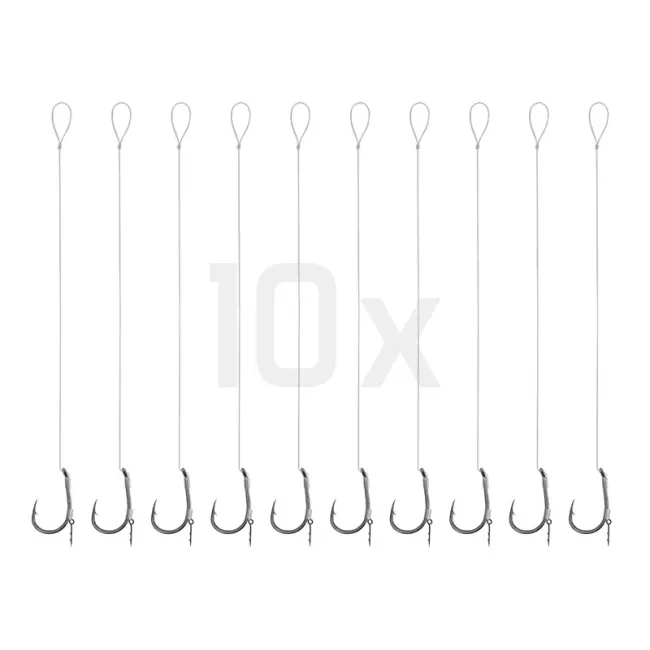 Carlige Legate Feeder Delphin Fluoro Sting Rig Turner, 10 buc/plic