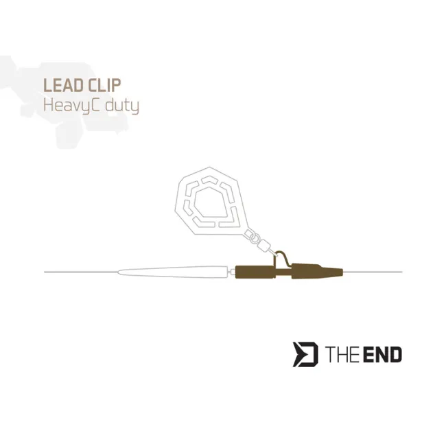 Clipsuri plumb pierdut Delphin HeavyC Duty The End,10buc/plic