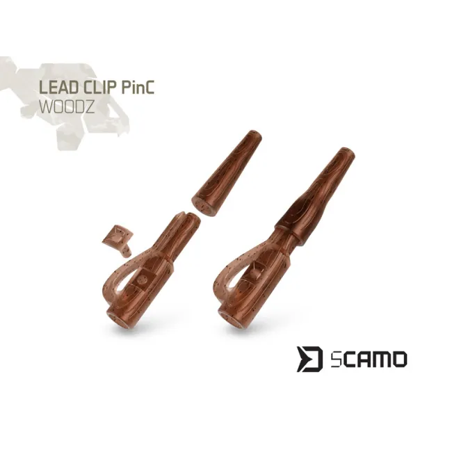 Clipsuri plumb pierdut Delphin sCamo PinC Woodz,10buc/plic