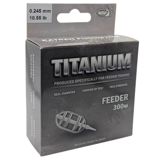 Fir Monofilament Katran Titanium Feeder, 300m