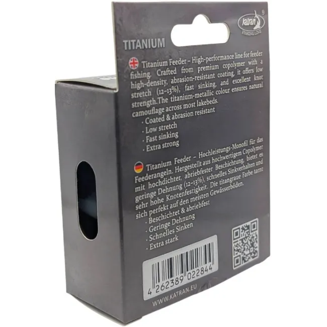 Fir Monofilament Katran Titanium Feeder, 300m