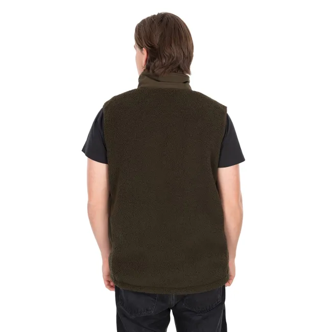 Vesta Fox Olive Sherpa Hybrid Gilet