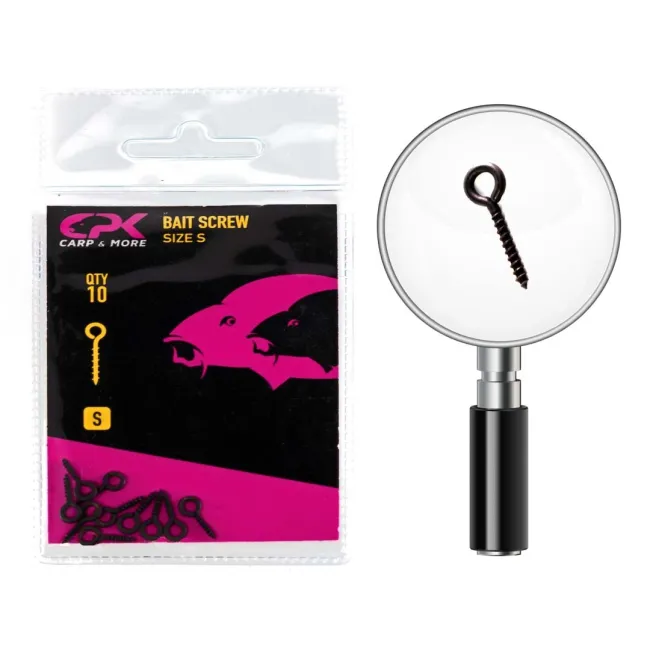 Surub pentru Momeala CPK Bait Screw, 10 buc/plic
