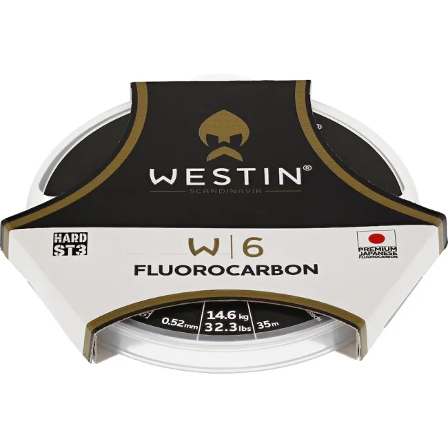Fir Fluorocarbon Pescuit Westin W6 ST3 Clear,35m,0.62mm