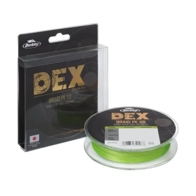 Fir Textil Berkley Dex x8 PE, Chartreuse, 150m