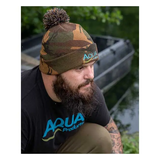 Căciulă AQUA camo bobble