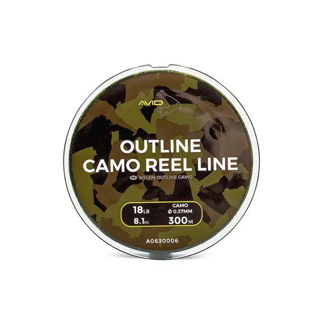 Fir Monofilament Avid Outline Camo Reel Line 300m