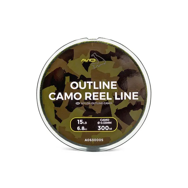 Fir Monofilament Avid Outline Camo Reel Line 300m