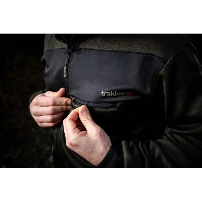 Hanorac Trakker Marl Fleece Back Hoody