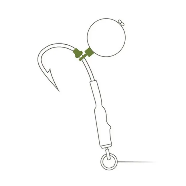 Vartej+stopper DELPHIN pentru montura ronnie rig, 20+10buc/plic, nr.9