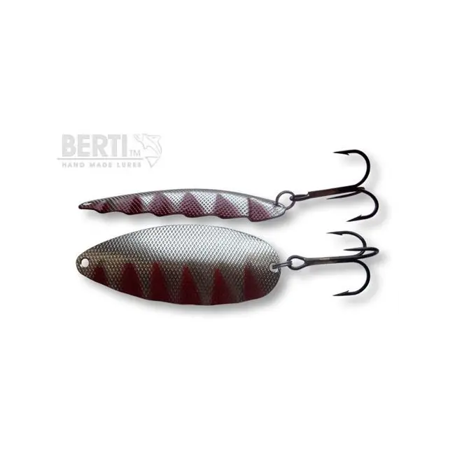 Lingura Oscilanta BERTIlure Linx XXL Nickel Amprenta Patrate 7.8cm 13g
