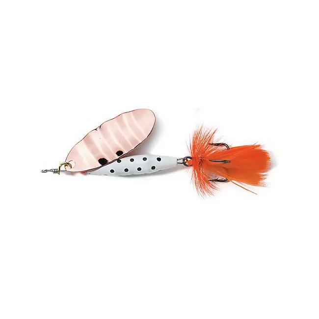 Linguriță Oscilantă ABU GARCIA Reflex White, 5,7cm, 12g, Copper