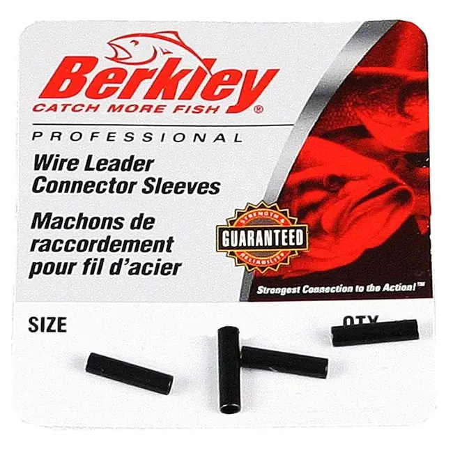 Brida Wire Leader Connector Sleeaves Berkley, Nr.3, 15-45lb, 33buc/plic