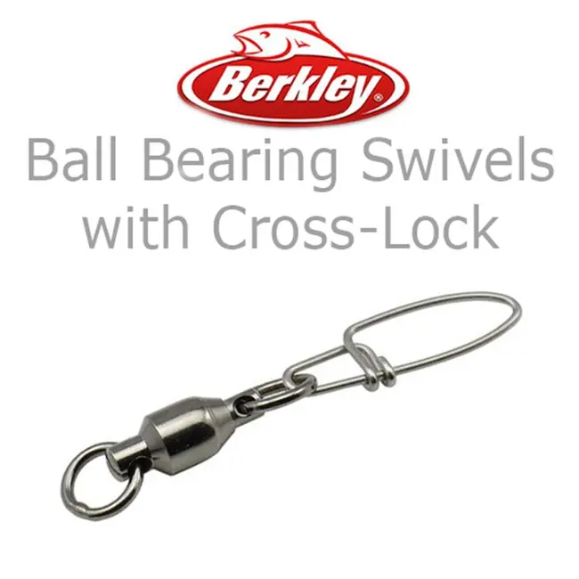 Agrafa + Vartej cu Rulment Berkley Nr. 3/30lb(14kg), 3buc/plic