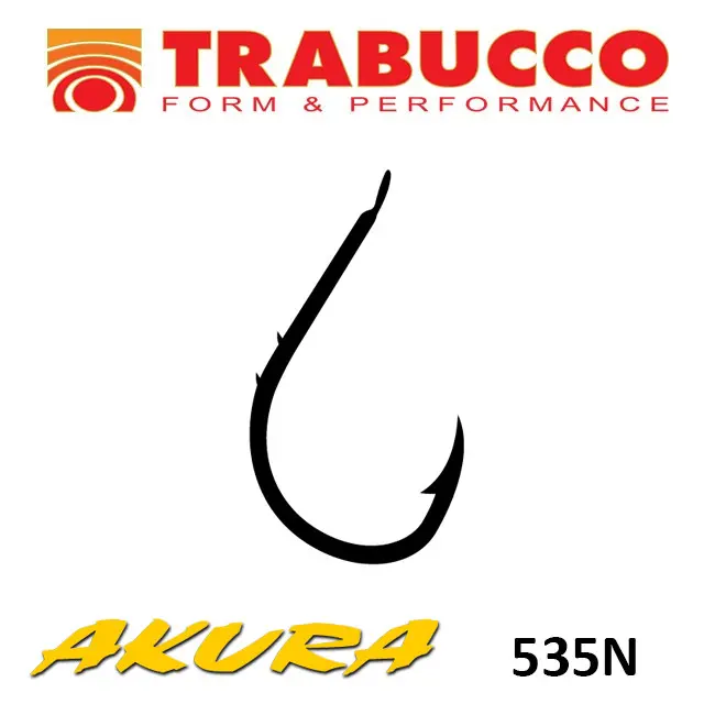 Carlige Trabucco Akura 535N, 15buc/plic