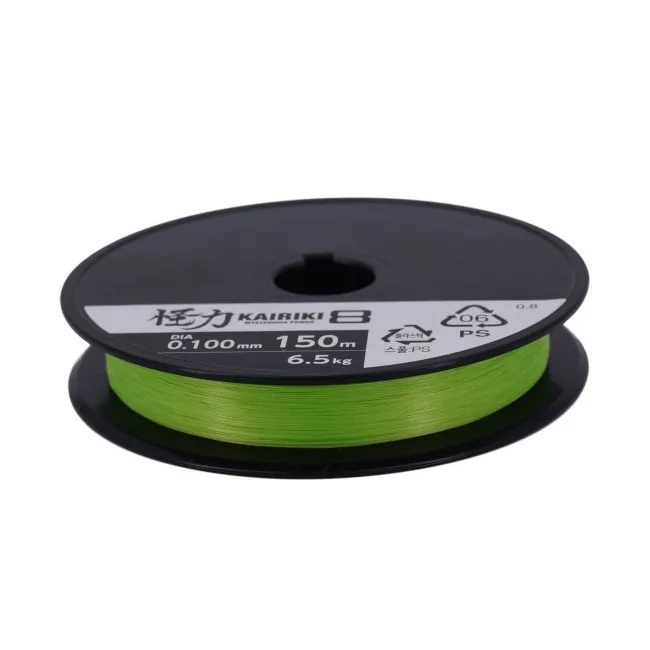 Fir Textil Shimano Kairiki 8 Braided Line, Mantis Green, 150m