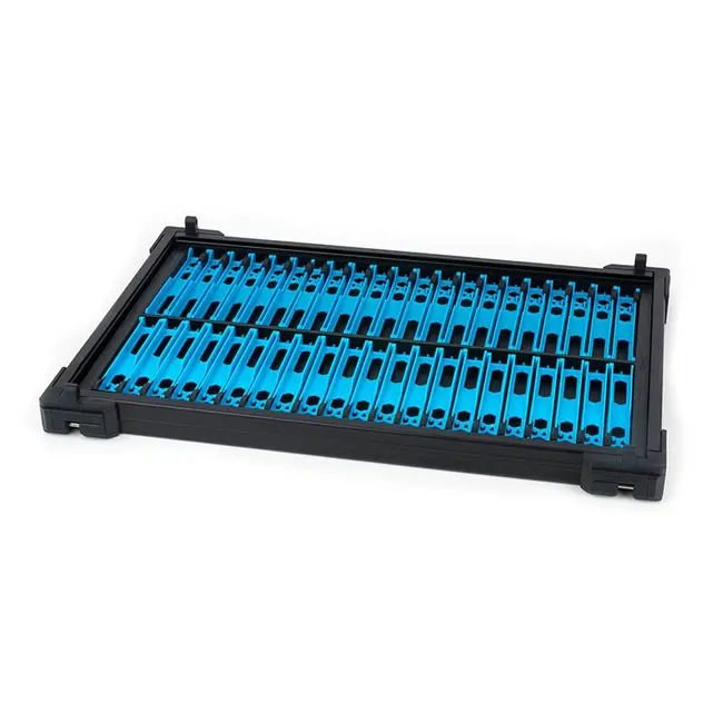 Tava Modulara +42 Suporturi Monturi/Linii Matrix Pole Winders Trays, Light Blue, 13cm