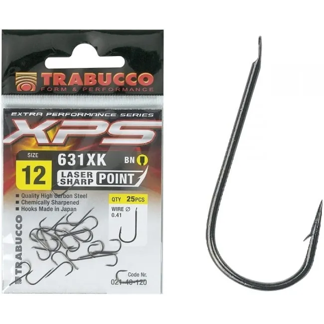 Carlige Trabucco XPS 631XK, 25buc/plic