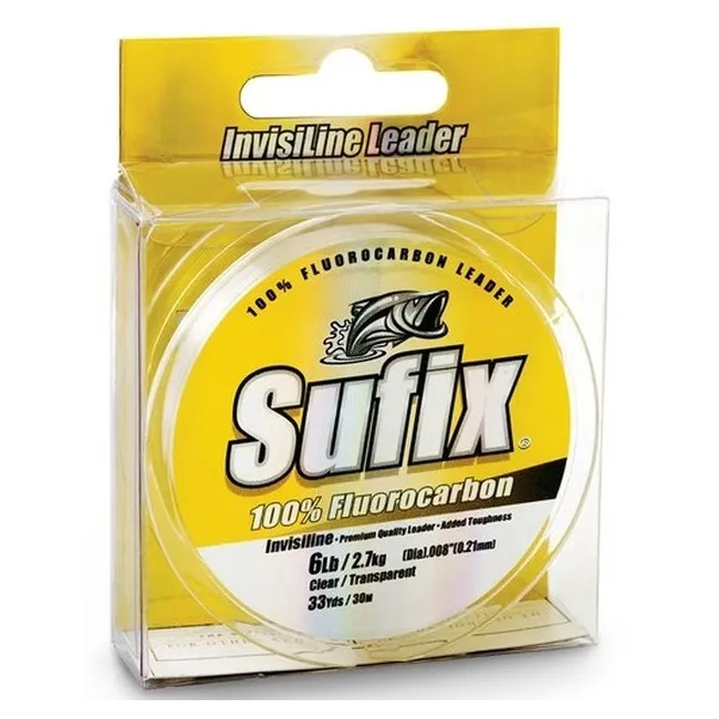 Fir Fluorocarbon Sufix Invisiline Clear W/Socket, 20m