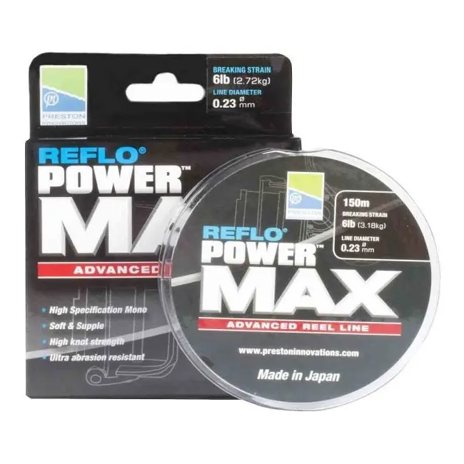 Fir Monofilament Preston Reflo Power Max, 150m