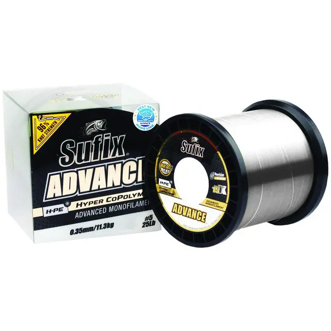 Fir Monofilament Sufix Advance HMPE Hyper CoPolymer, Clear, 150m
