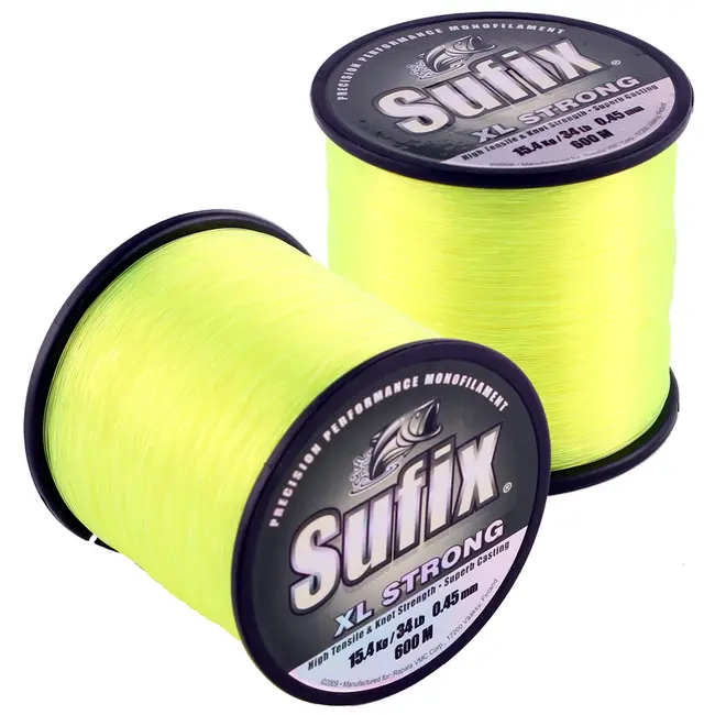 Fir Monofilament Sufix XL Strong Neon Yellow 550m - 600m